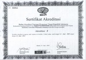 Sertifikat Akreditasi Akuntansi S1 2009-2014 (B)
