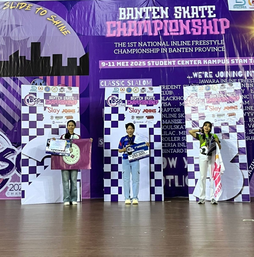 Zyen Laudya, Mahasiswa S1 Akuntansi Universitas Widyatama Meraih Perak Pada Kejuaraan Banten Skate Champions 2025